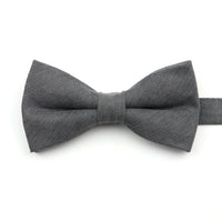 Casual Suede Finish Bow Tie