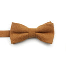 Casual Suede Finish Bow Tie