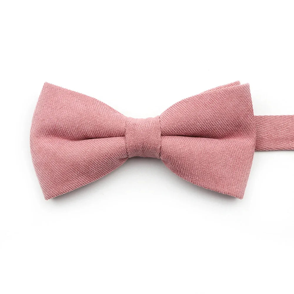 Casual Suede Finish Bow Tie