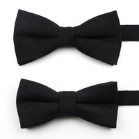 Casual Suede Finish Bow Tie