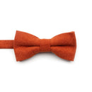 Casual Suede Finish Bow Tie