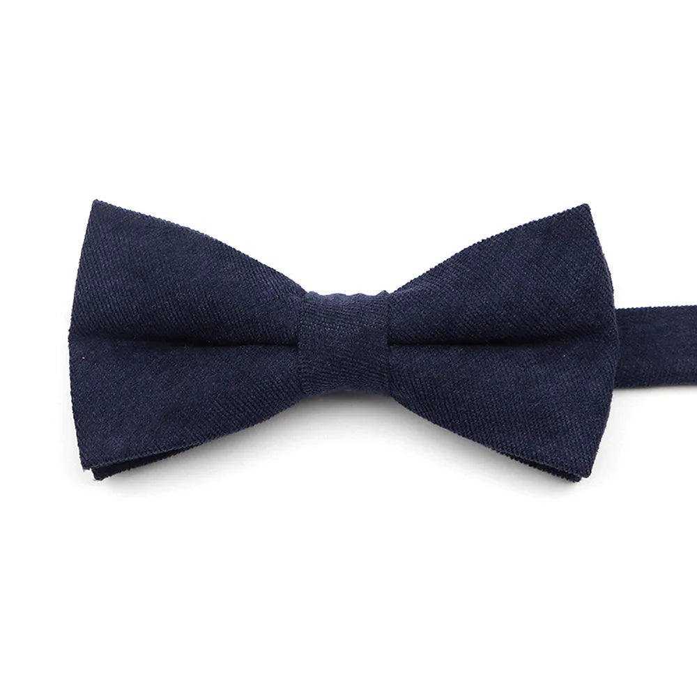 Casual Suede Finish Bow Tie