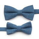 Casual Suede Finish Bow Tie