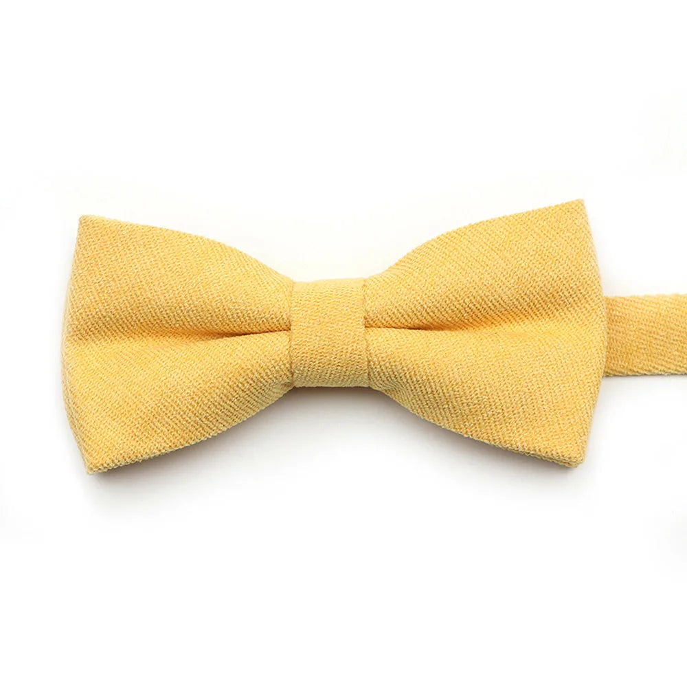 Casual Suede Finish Bow Tie