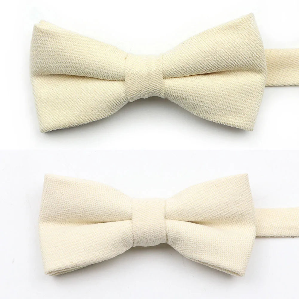 Casual Suede Finish Bow Tie