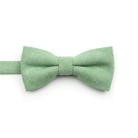 Casual Suede Finish Bow Tie