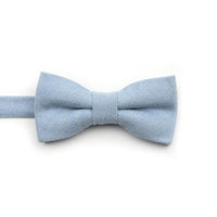 Casual Suede Finish Bow Tie