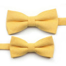 Casual Suede Finish Bow Tie