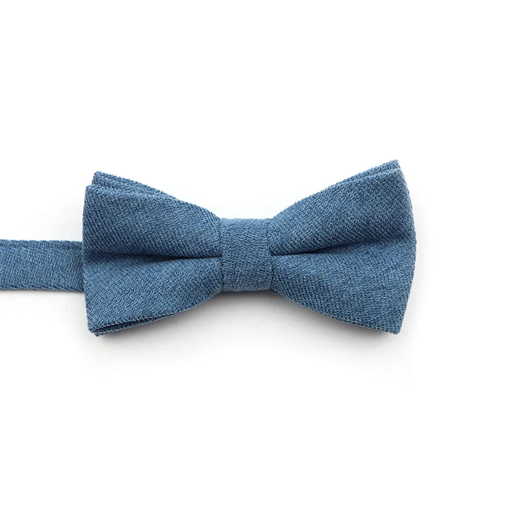 Casual Suede Finish Bow Tie