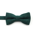 Casual Suede Finish Bow Tie