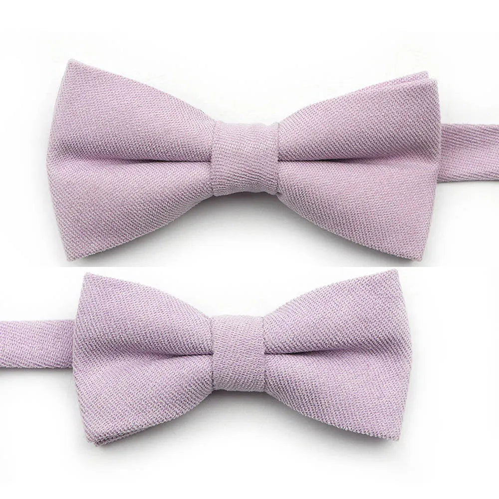 Casual Suede Finish Bow Tie