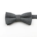 Casual Suede Finish Bow Tie