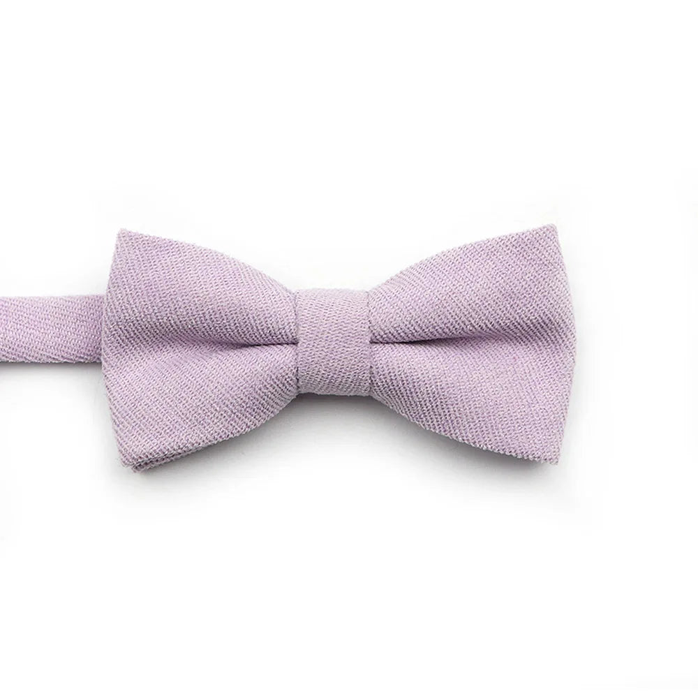 Casual Suede Finish Bow Tie