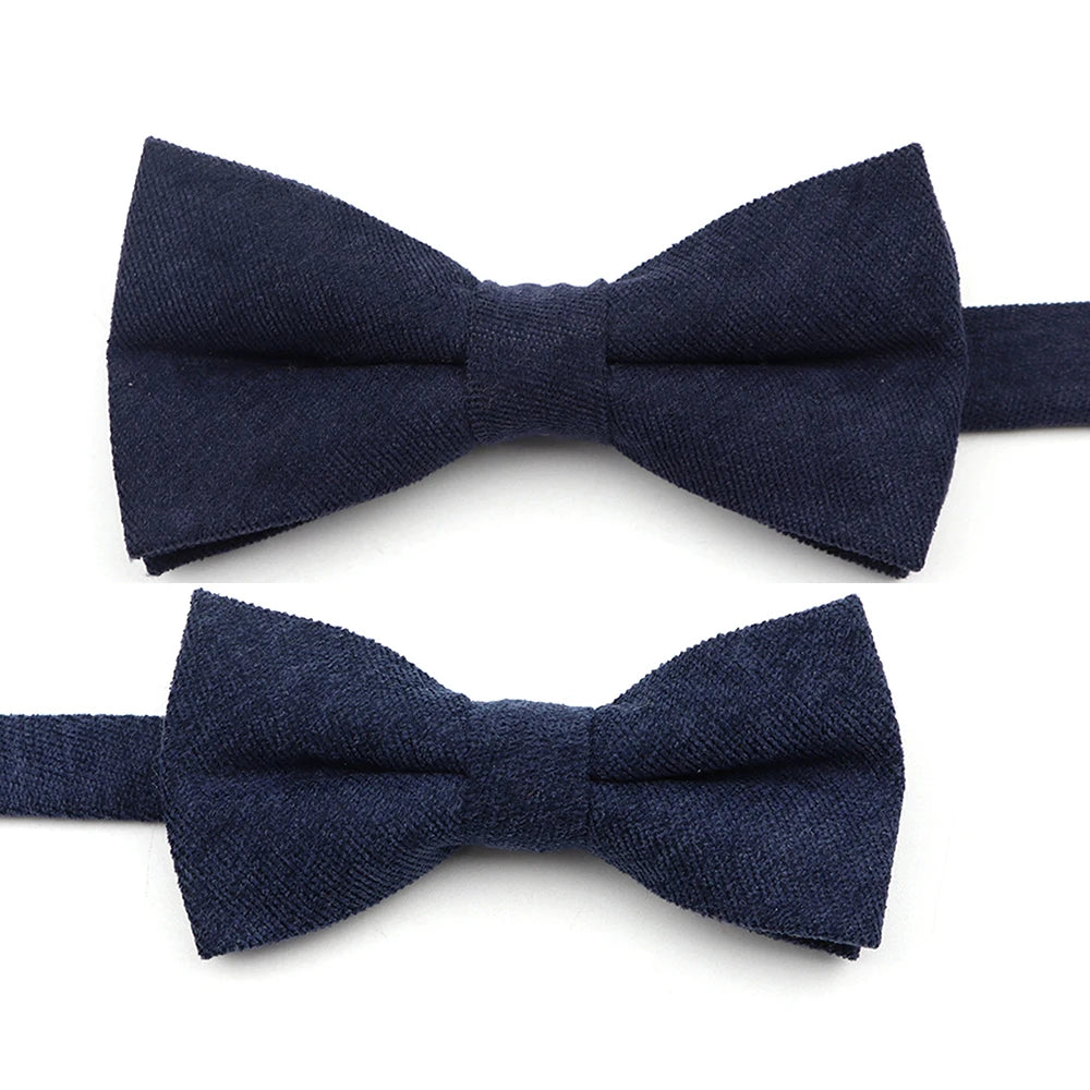 Casual Suede Finish Bow Tie