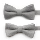 Casual Suede Finish Bow Tie