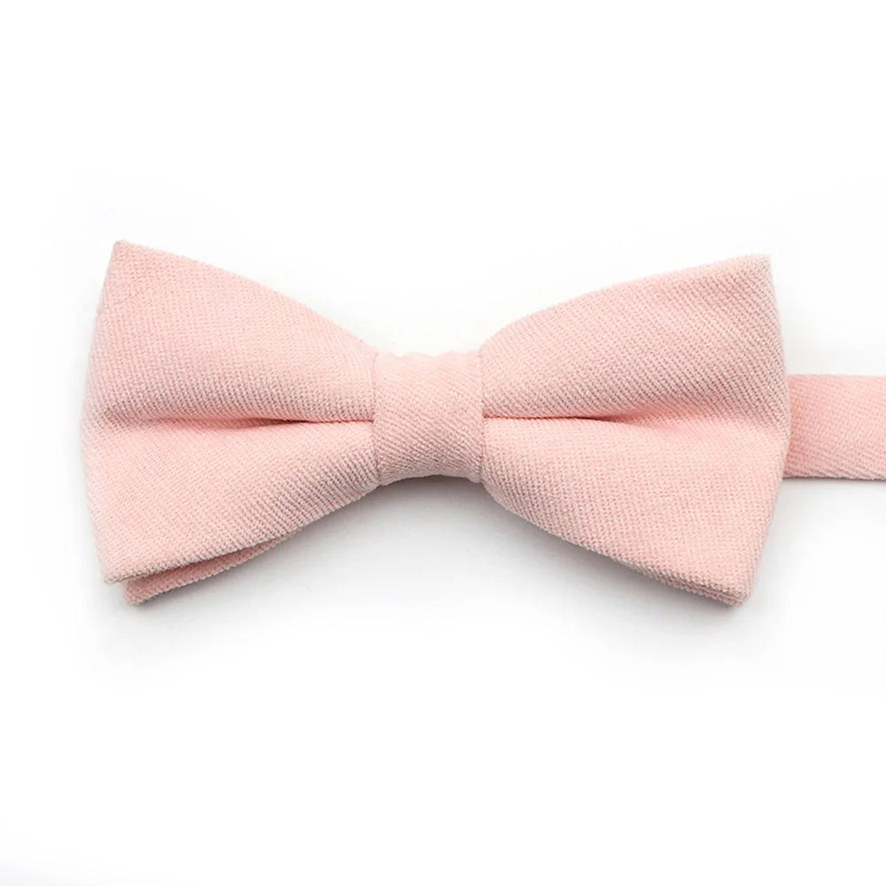 Casual Suede Finish Bow Tie