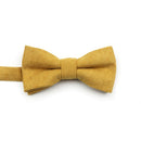 Casual Suede Finish Bow Tie