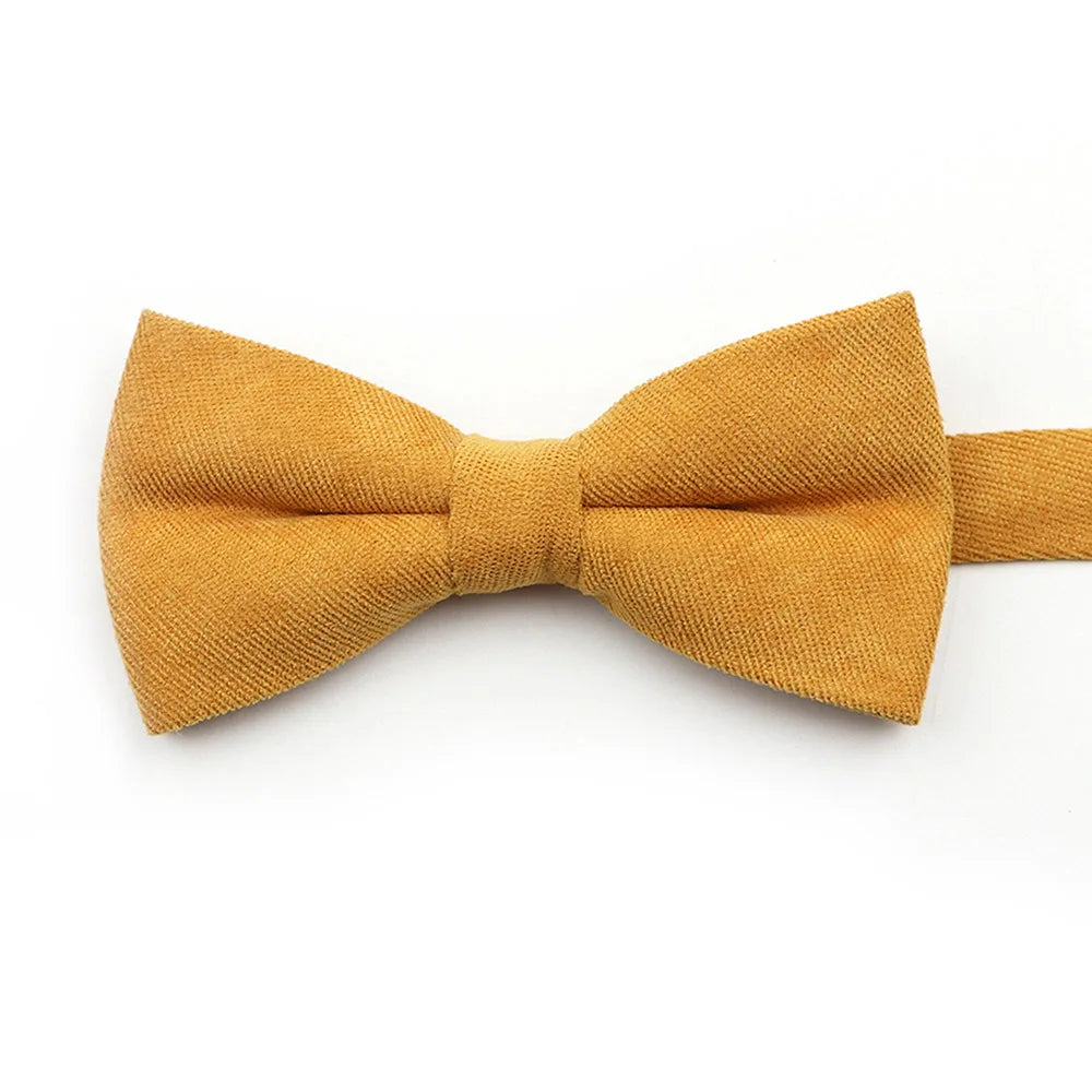 Casual Suede Finish Bow Tie