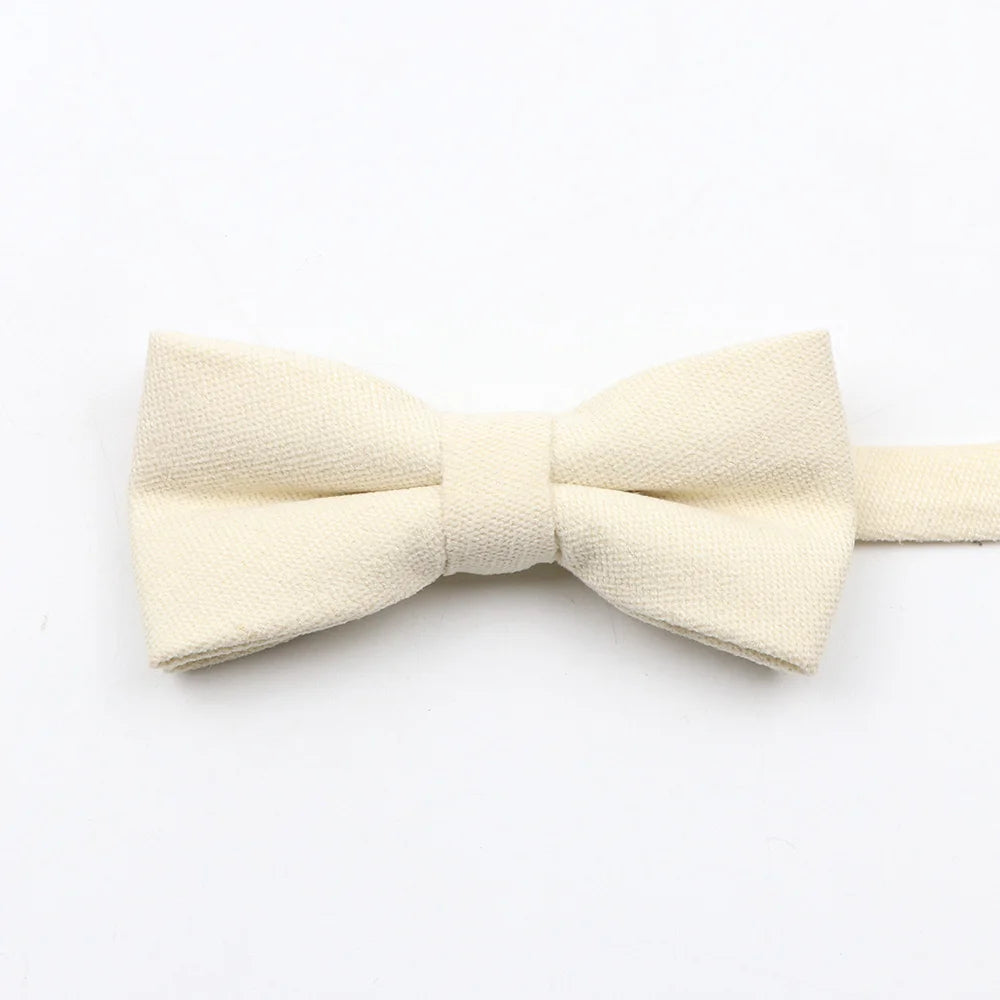 Casual Suede Finish Bow Tie