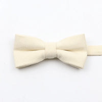 Casual Suede Finish Bow Tie